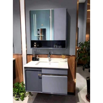 現(xiàn)代簡(jiǎn)約北歐輕奢洗臉洗手盆衛(wèi)浴組合/浴室柜